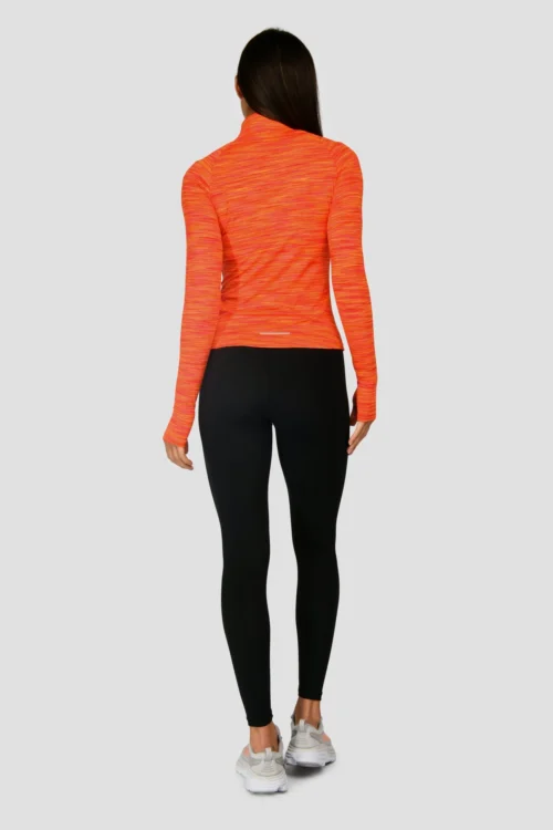 Women's Trail 2.0 1/4 Zip - Neon Pink/Orange/Red Multi -Urban Sport Wear Store TRAIL 2.0 1 4 ZIP MAGENTA LAVA SAFETY ORANGE EMBER back scaled