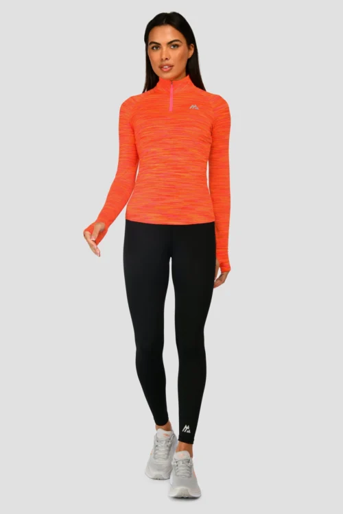 Women's Trail 2.0 1/4 Zip - Neon Pink/Orange/Red Multi -Urban Sport Wear Store TRAIL 2.0 1 4 ZIP MAGENTA LAVA SAFETY ORANGE EMBER front scaled