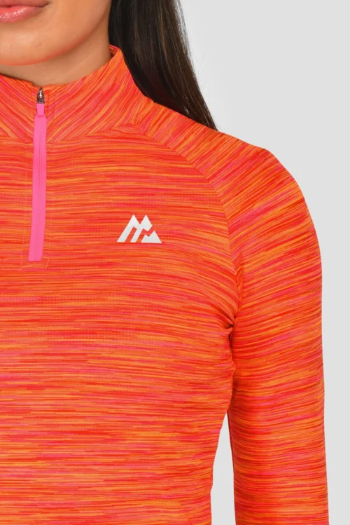 Women's Trail 2.0 1/4 Zip - Neon Pink/Orange/Red Multi -Urban Sport Wear Store TRAIL 2.0 1 4 ZIP MAGENTA LAVA SAFETY ORANGE EMBER logo scaled