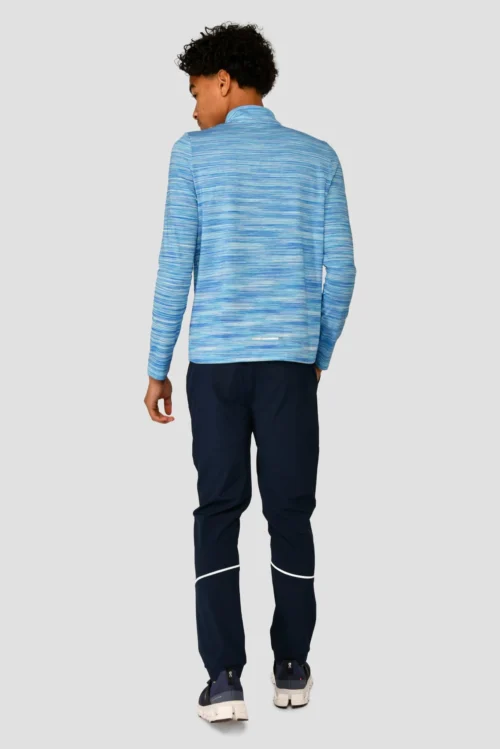 Junior Trail 2.0 1/4 Zip - Neon Blue/Sky -Urban Sport Wear Store TRAIL 2.0 1 4 ZIP NEON BLUE NEON SKY WHITE back scaled