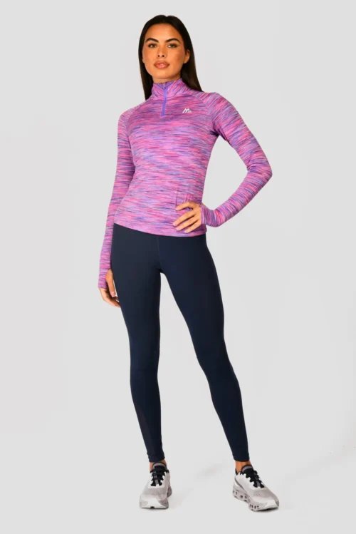 Women's Trail 2.0 1/4 Zip - Purple/Pink -Urban Sport Wear Store TRAIL 2.0 1 4 ZIP THISTLE ROYAL PURPLE VIVID VIOLET NEON PINK FULLFRONT scaled
