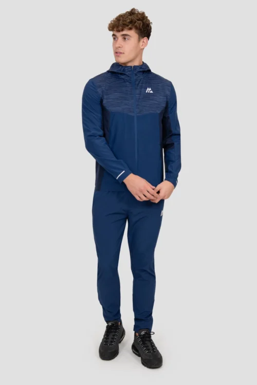 Trail Windbreaker - Navy Multi -Urban Sport Wear Store TRAIL 2.0 JACKET ESTATE BLUE SET SAIL TRUE NAVY full front scaled