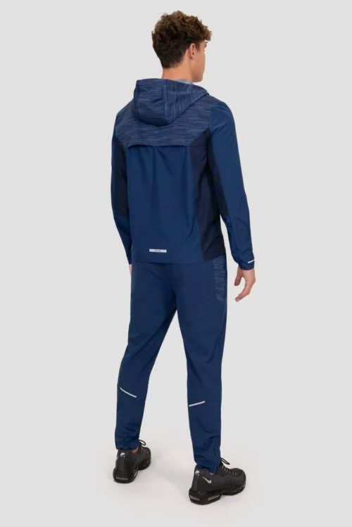 Trail Panel Running Pant - Navy Multi -Urban Sport Wear Store TRAIL 2.0 PANT ESTATE BLUE SET SAIL TRUE NAVY full back scaled