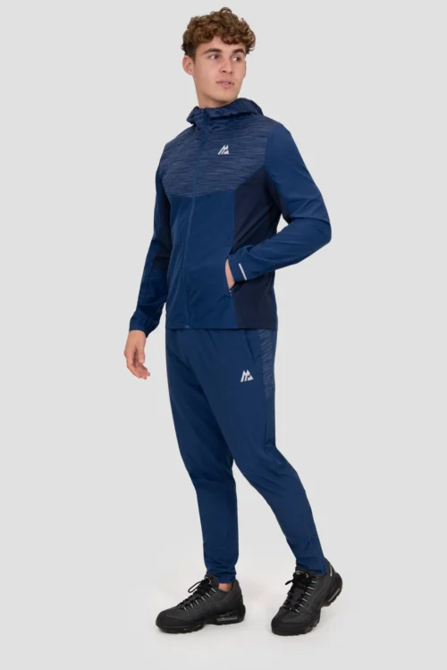 Trail Panel Running Pant - Navy Multi -Urban Sport Wear Store TRAIL 2.0 PANT ESTATE BLUE SET SAIL TRUE NAVY full front scaled