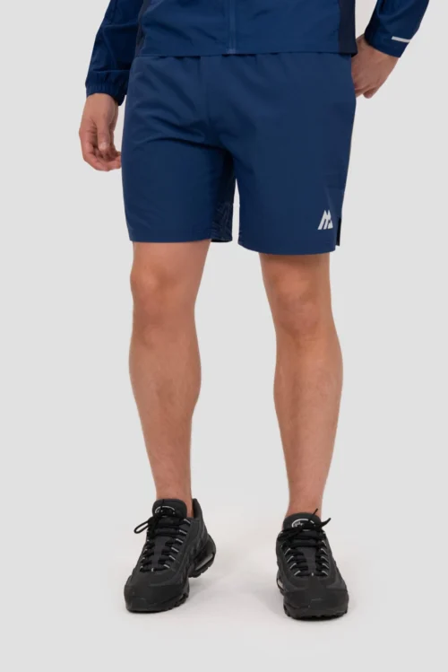 Trail Panel Short - Navy Multi -Urban Sport Wear Store TRAIL 2.0 SHORT ESTATE BLUE SET SAIL TRUE NAVY close front scaled