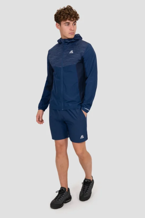 Trail Panel Short - Navy Multi -Urban Sport Wear Store TRAIL 2.0 SHORT ESTATE BLUE SET SAIL TRUE NAVY full front scaled