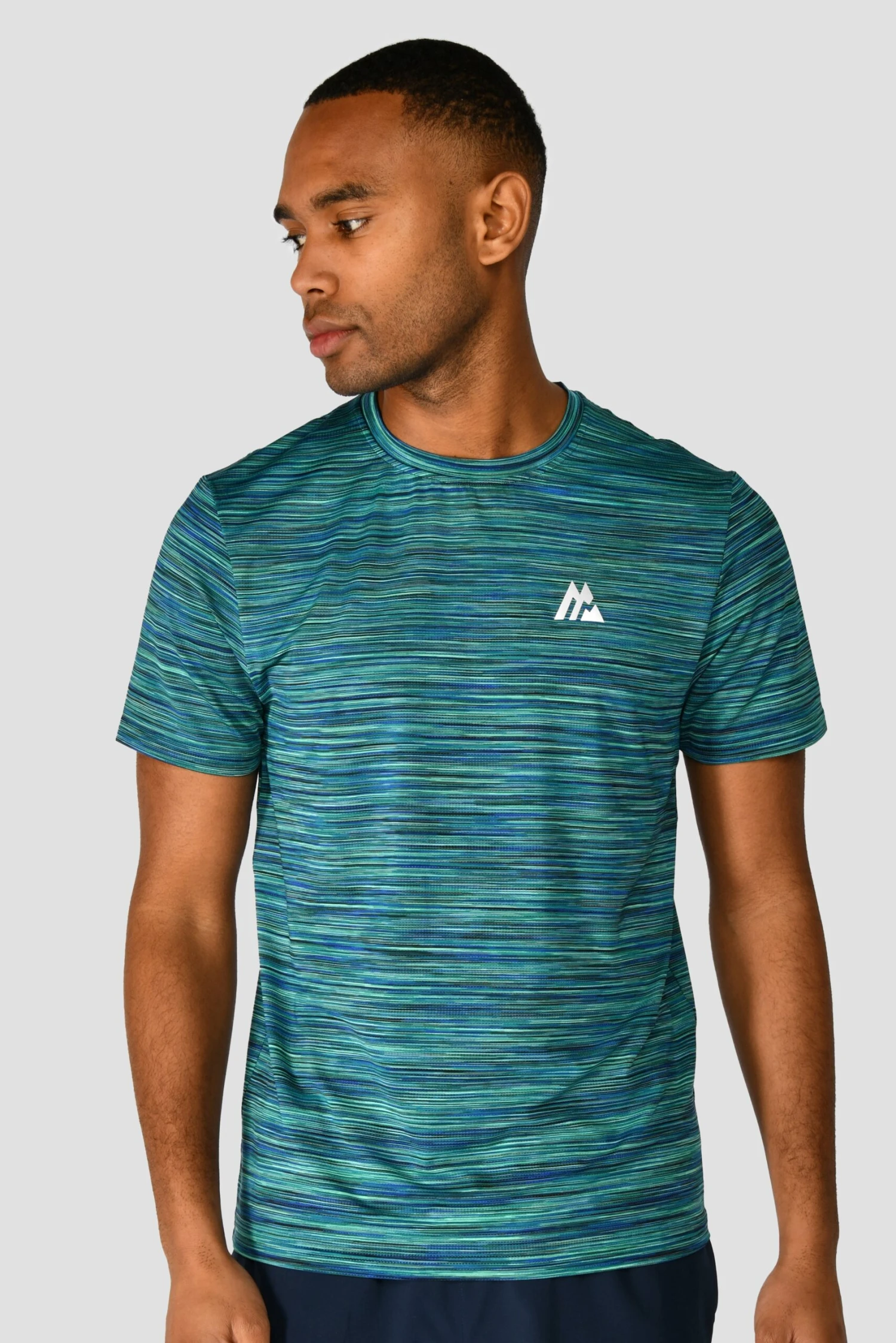 Trail 2.0 T-Shirt - Navy/Turquoise 1 Trail 2.0 T-Shirt - Navy/Turquoise