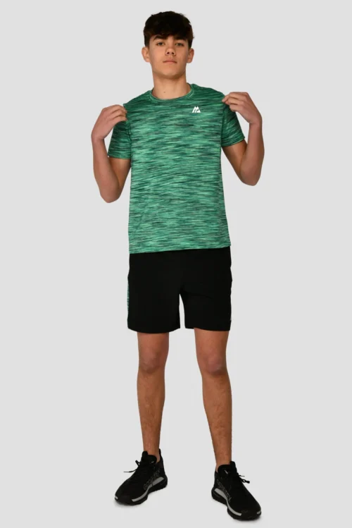 Junior Trail 2.0 T-Shirt - Green/Black 7 Junior Trail 2.0 T-Shirt - Green/Black -Urban Sport Wear Store TRAIL 2.0 TEE TEAL MIST front scaled