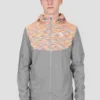 Trail Windbreaker - Grey/Blue/Pink/Orange