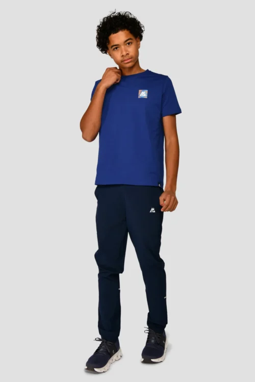 Junior Trail Box T-Shirt - Marine Blue -Urban Sport Wear Store TRAIL BOX TEE MARINE BLUE full front scaled