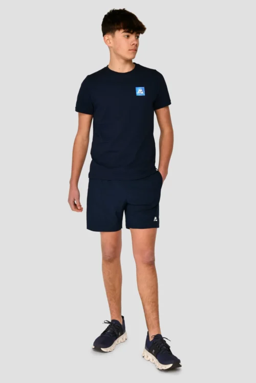 Junior Trail Box T-Shirt - Midnight Blue -Urban Sport Wear Store TRAIL BOX TEE MIDNIGHT BLUE FRONT scaled