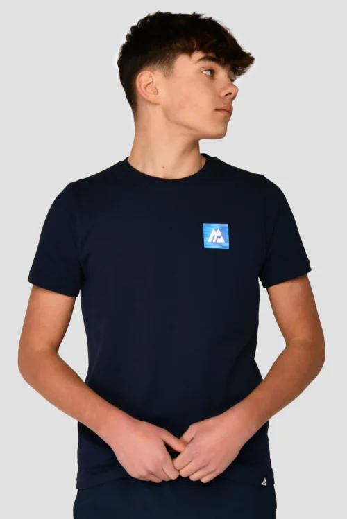 Junior Trail Box T-Shirt - Midnight Blue