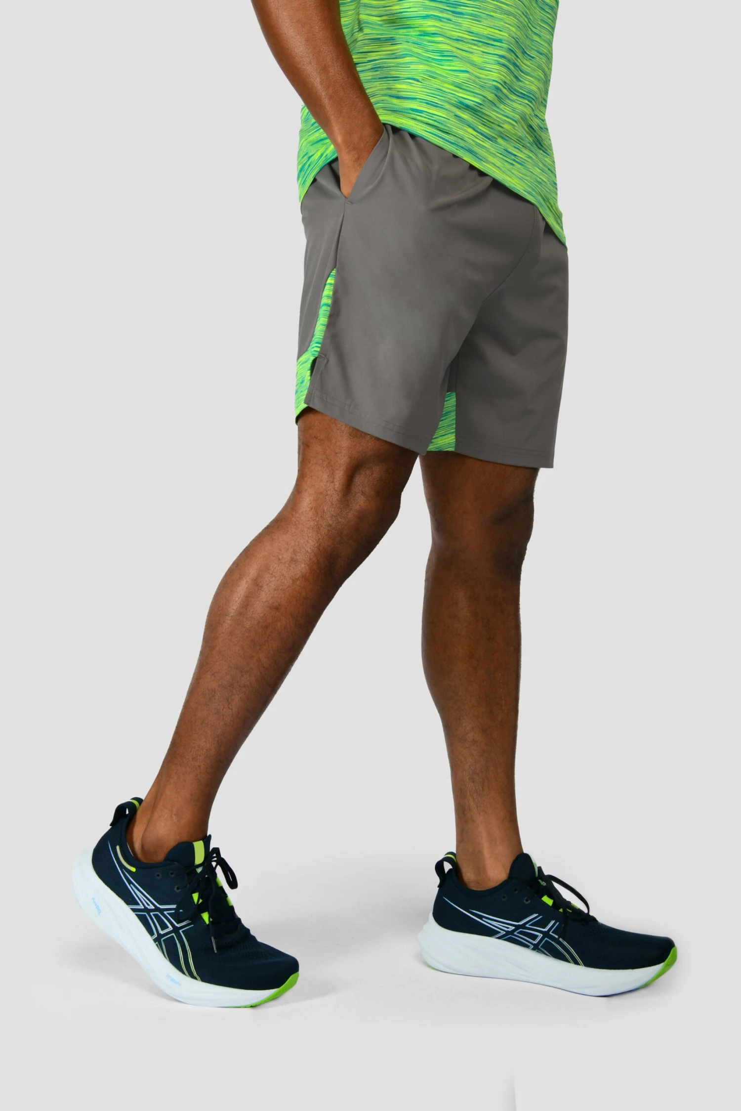 Trail Panel 2.0 Short - Grey/OG Neon/Green 2 Trail Panel 2.0 Short - Grey/OG Neon/Green - Image 2