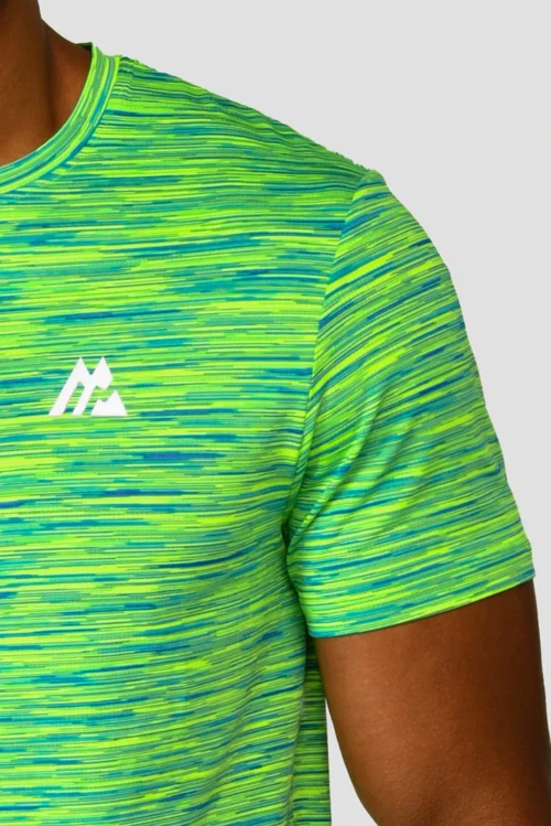 Trail 2.0 T-Shirt - OG Neon/Green 9 Trail 2.0 T-Shirt - OG Neon/Green -Urban Sport Wear Store TRAIL TEE OG NEON PERSIAN GREEN NEON BLUE logo detail scaled