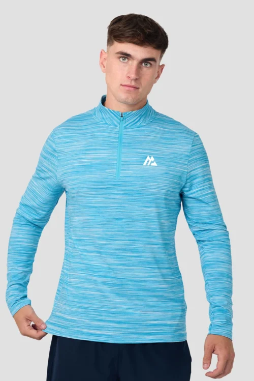 Trail 1/4 Zip - Blue Multi