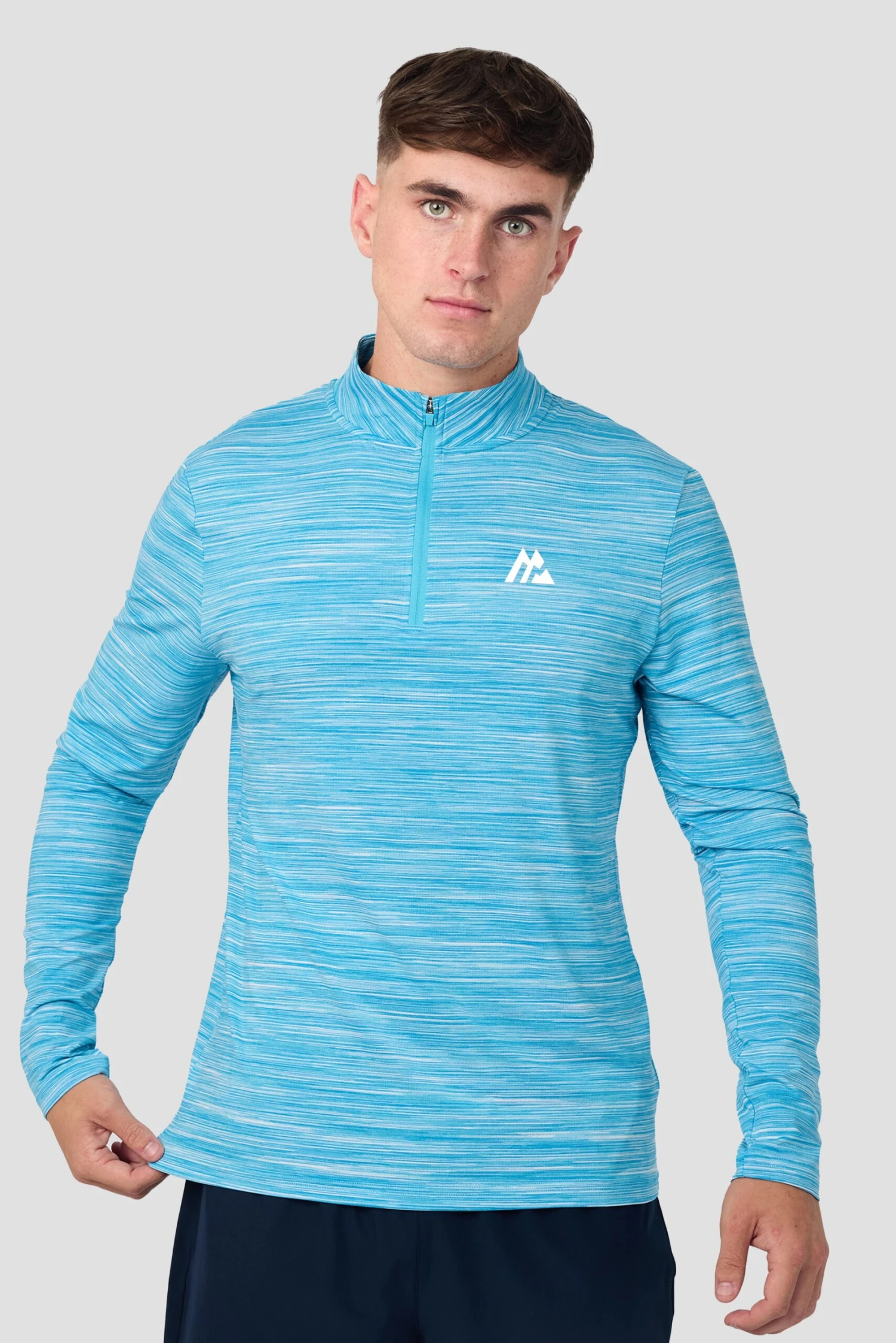 Trail 1/4 Zip - Blue Multi 1 Trail 1/4 Zip - Blue Multi
