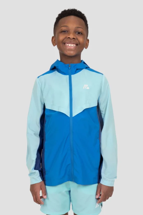Boys Speed 2.0 Windbreaker - Neon Blue/Neon Sky/Marine Blue