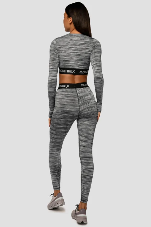 Trail Icon Long Sleeve Crop - Black/Grey Multi -Urban Sport Wear Store Trail Icon LS Crop GREY BLACK WHITE Full Back scaled