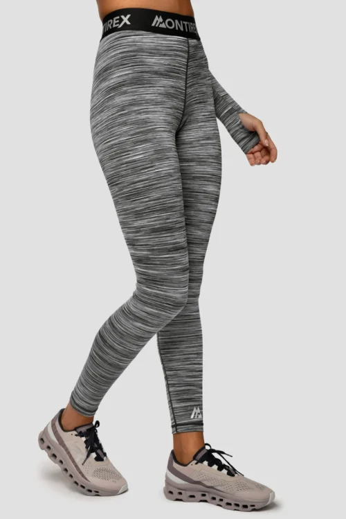 Trail Icon Legging - Black/Grey Multi -Urban Sport Wear Store Trail Icon Legging GREY BLACK WHITE Side 2 scaled
