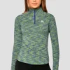 Trail 2.0 1/4 Zip - Green/Blue Multi