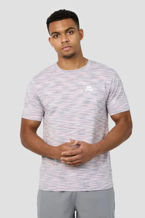 Trail T-Shirt - Grey/Pink/White