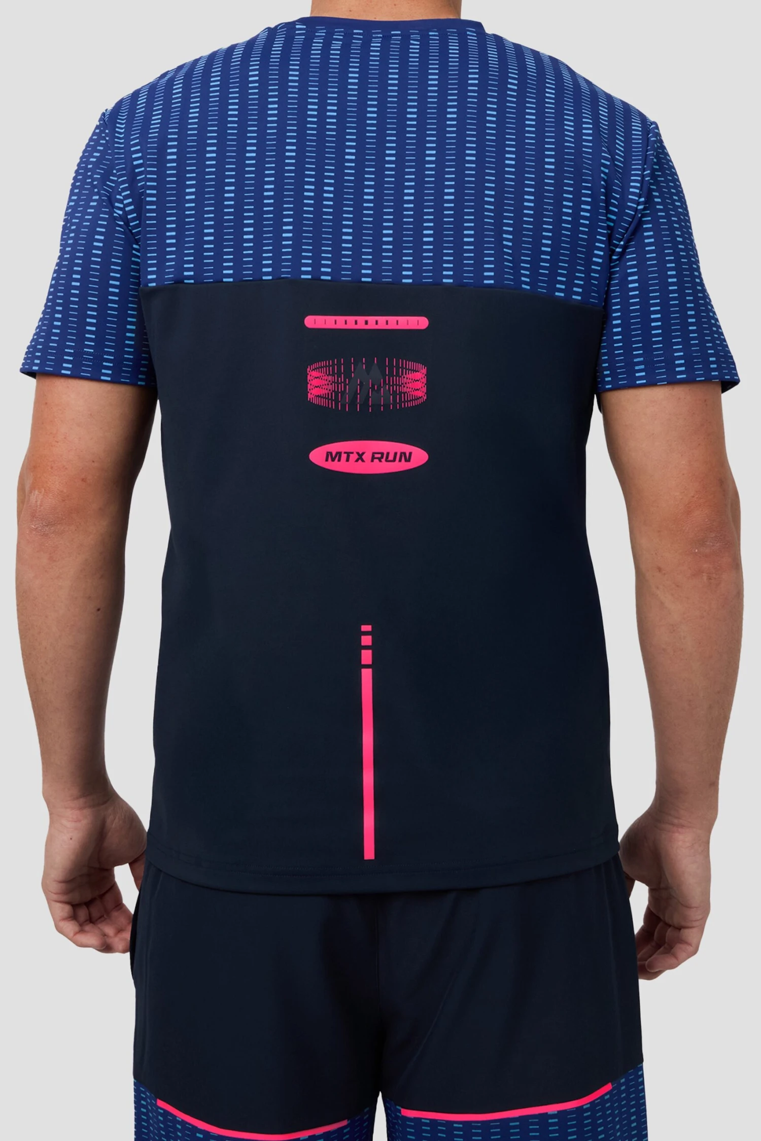 MTX Run Tempo T-Shirt - Marine Blue/Midnight Blue 6 MTX Run Tempo T-Shirt - Marine Blue/Midnight Blue - Image 6