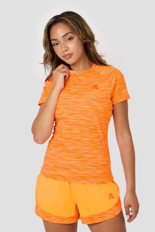 Women's Trail T-Shirt - Tangerine/White
