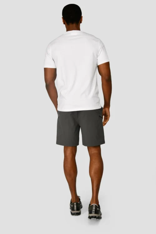 Ultra Woven Short - Cement Grey/Jet Grey -Urban Sport Wear Store ULTRA WOVENSHORT CEMENT GREY JET GREY full back scaled