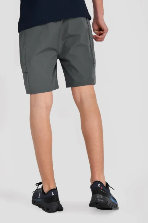 Junior Utility Cargo Short - Cement Grey -Urban Sport Wear Store UTILITY CARGO SHORT CASTLEROCK back scaled