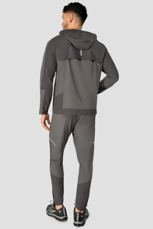 Vector Jacket - Cement Grey/Jet Grey -Urban Sport Wear Store VECTOR JACKET CEMENT GREY JET GREY full back scaled