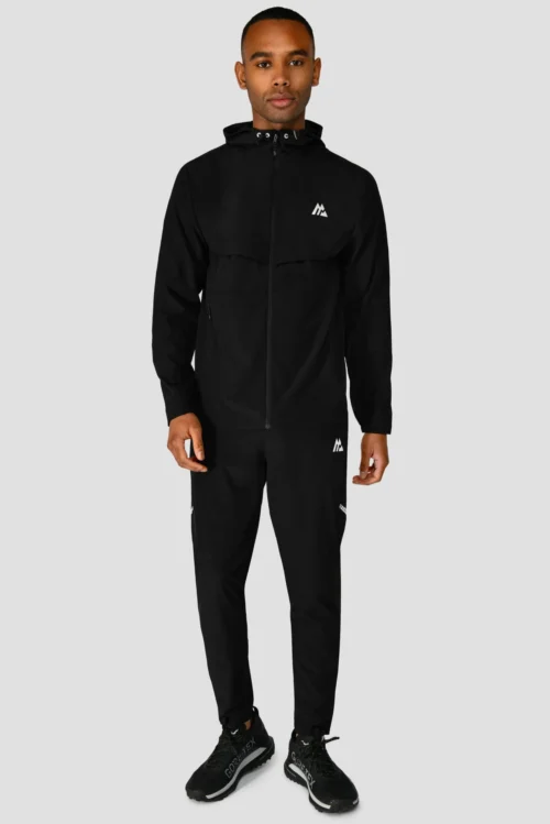 Vector Jacket - Black -Urban Sport Wear Store VECTORJACKET BLACK Fullfront scaled