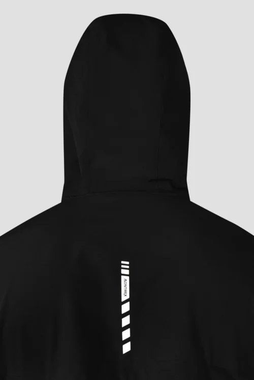 Vector Jacket - Black -Urban Sport Wear Store VECTORJACKET BLACK hooddetail scaled
