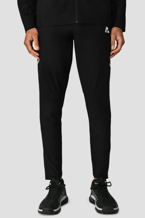 Vector Woven Pant - Black -Urban Sport Wear Store VECTORWOVENPANT BLACK closefront scaled