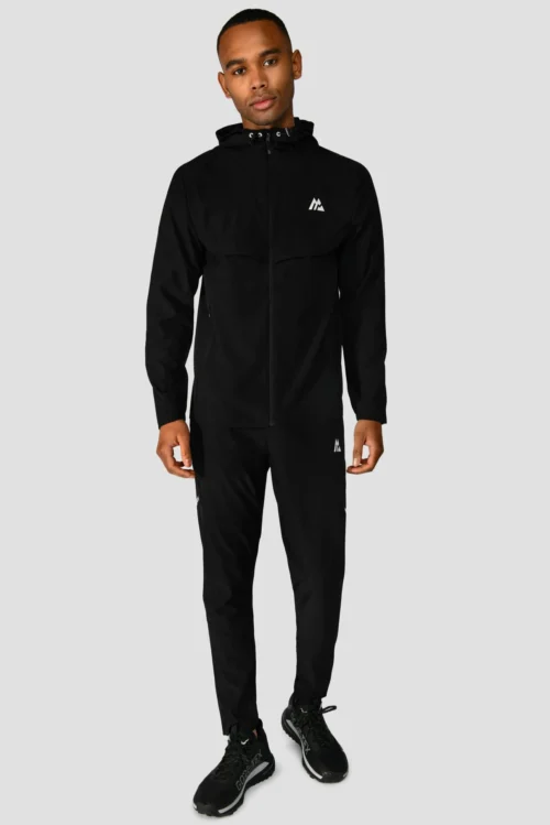 Vector Woven Pant - Black -Urban Sport Wear Store VECTORWOVENPANT BLACK fullfront scaled