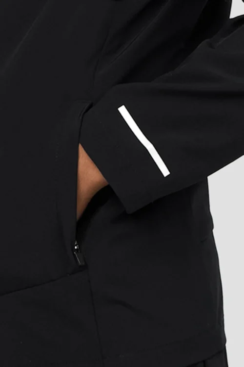 Boys Velocity Jacket - Black 11 Boys Velocity Jacket - Black -Urban Sport Wear Store VELOCITY JACKET BLACK BEAUTY SLEEVE scaled