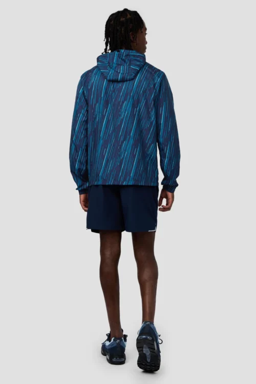 Vigour Print Windbreaker - Midnight Blue/Atlantic -Urban Sport Wear Store VIGOUR BLUE 4 scaled