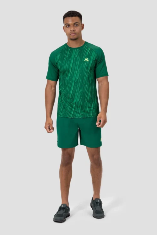 Vigour Print T-Shirt - Sherwood/Neon Green -Urban Sport Wear Store VIGOUR SHIRT GREEN 3 scaled