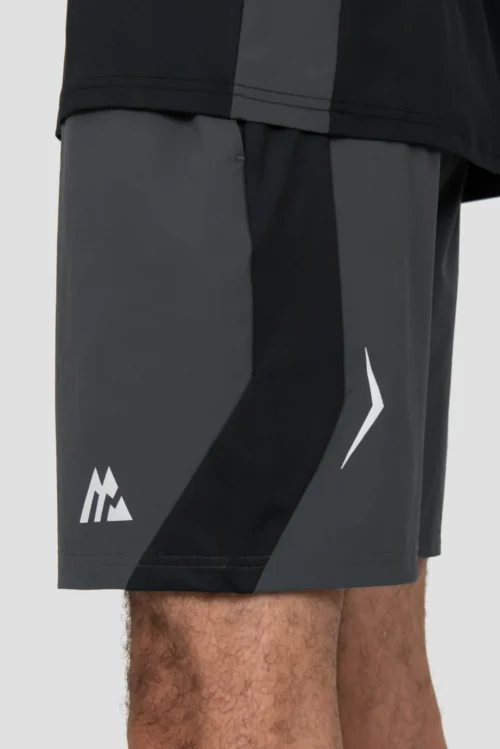 Vista Short - Asphalt/Black -Urban Sport Wear Store VISTA SHORT ASPHALT BLACK BEAUTY ASPHALT BLACK logo detail scaled