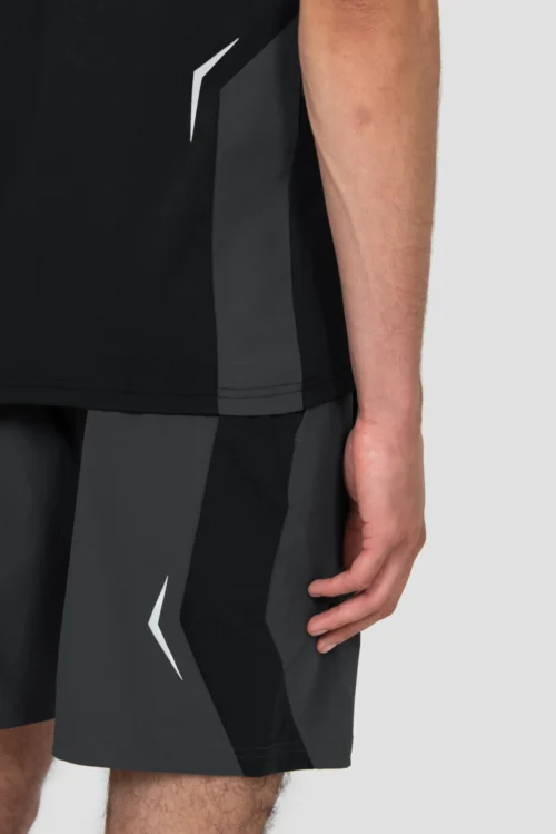 Vista T-Shirt - Black/Asphalt -Urban Sport Wear Store VISTA T SHIRT ASPHALT BLACK BEAUTY ASPHALT BLACK detail scaled