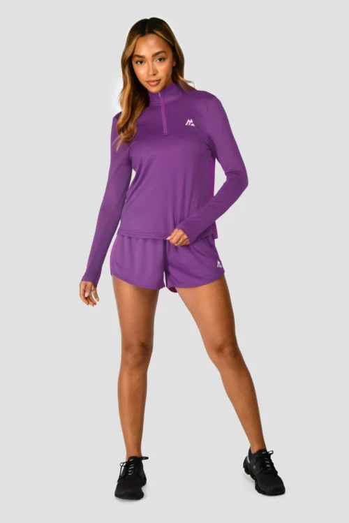 Women's Vital 1/4 Zip - Electric Purple 7 Women's Vital 1/4 Zip - Electric Purple -Urban Sport Wear Store VITAL 1 4 ZIP ELECTRIC PURPLE front scaled