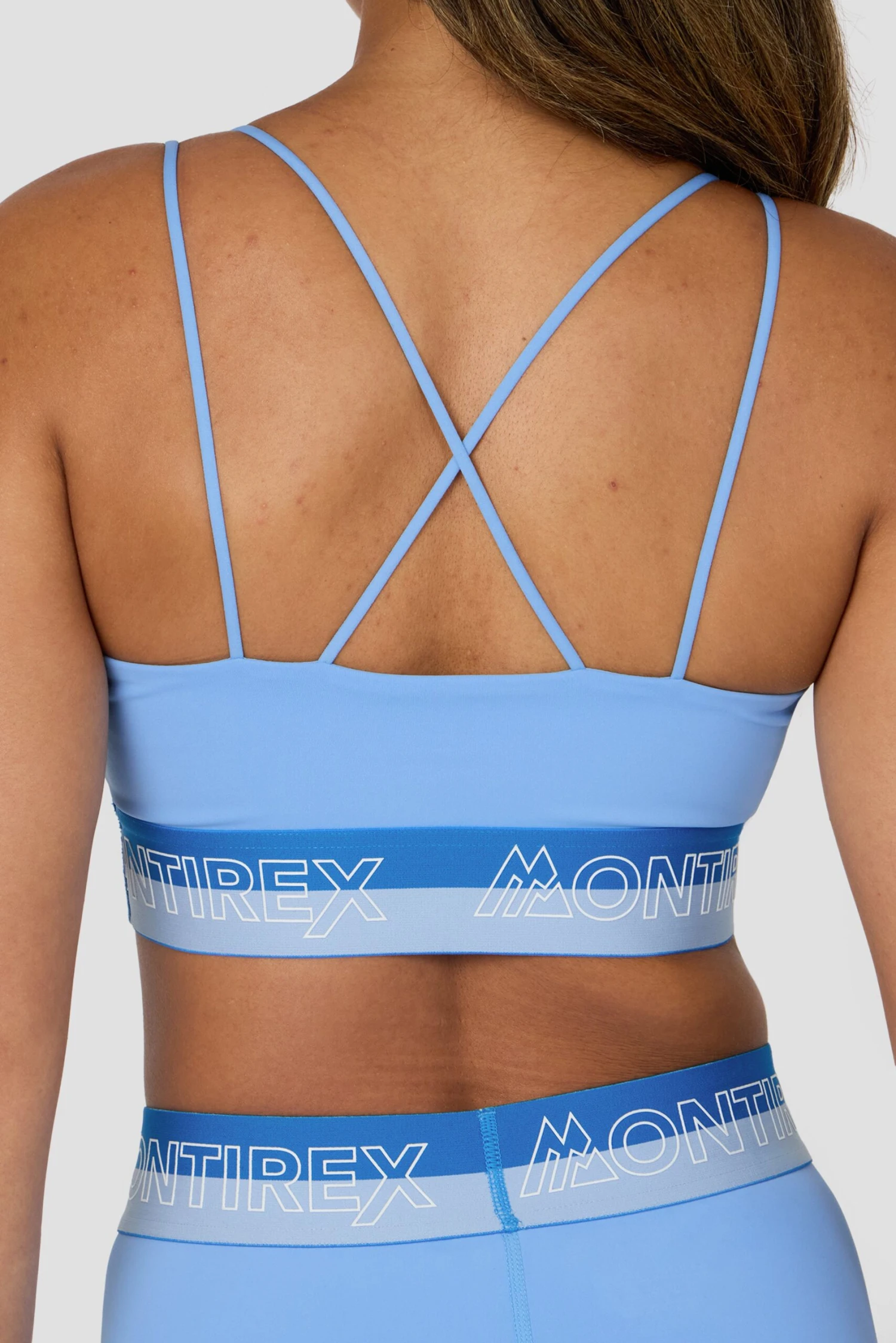 Icon Contrast 2.0 Bra - Powder Blue/Fira/Canal 5 Icon Contrast 2.0 Bra - Powder Blue/Fira/Canal - Image 5