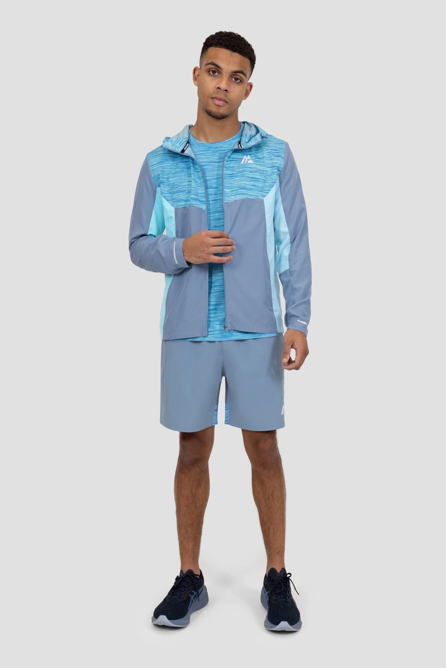 Trail Windbreaker - Slate Blue/Neon Blue Multi 6 Trail Windbreaker - Slate Blue/Neon Blue Multi - Image 6