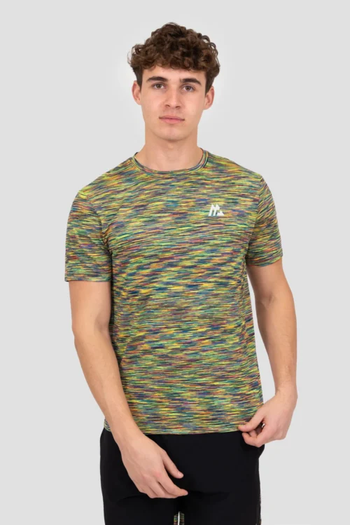 Trail T-Shirt - Blue/Pink/Yellow