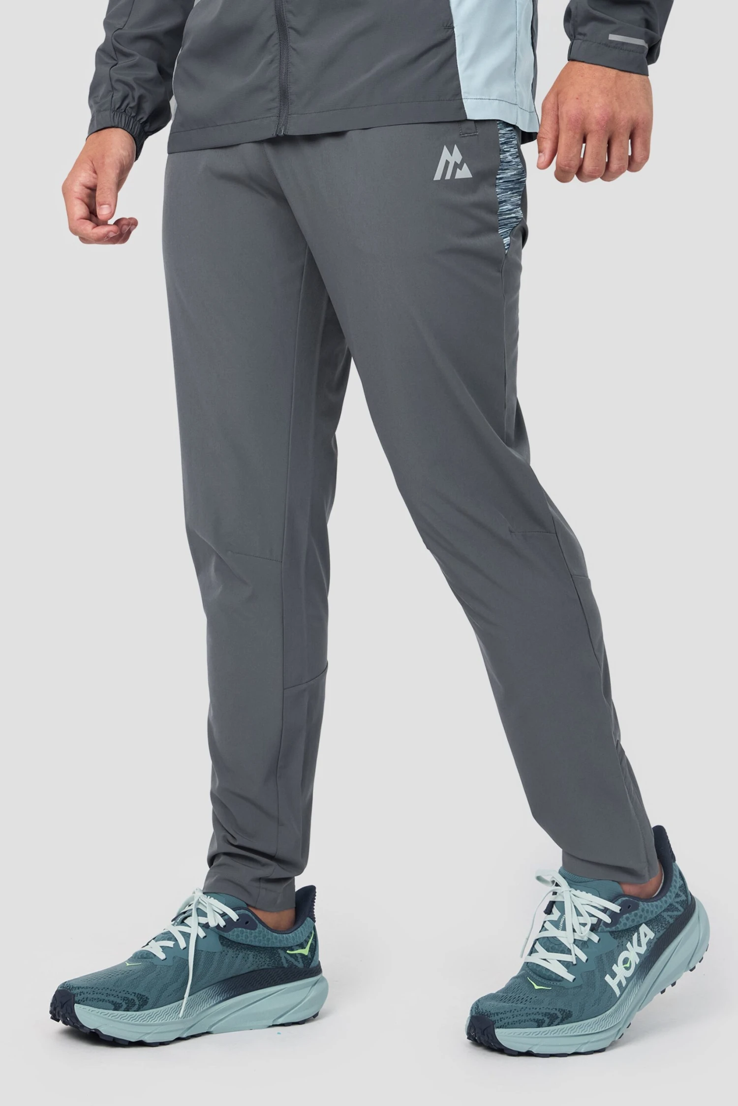 Trail Panel Running Pant - Grey/Blue/Navy 1 Trail Panel Running Pant - Grey/Blue/Navy