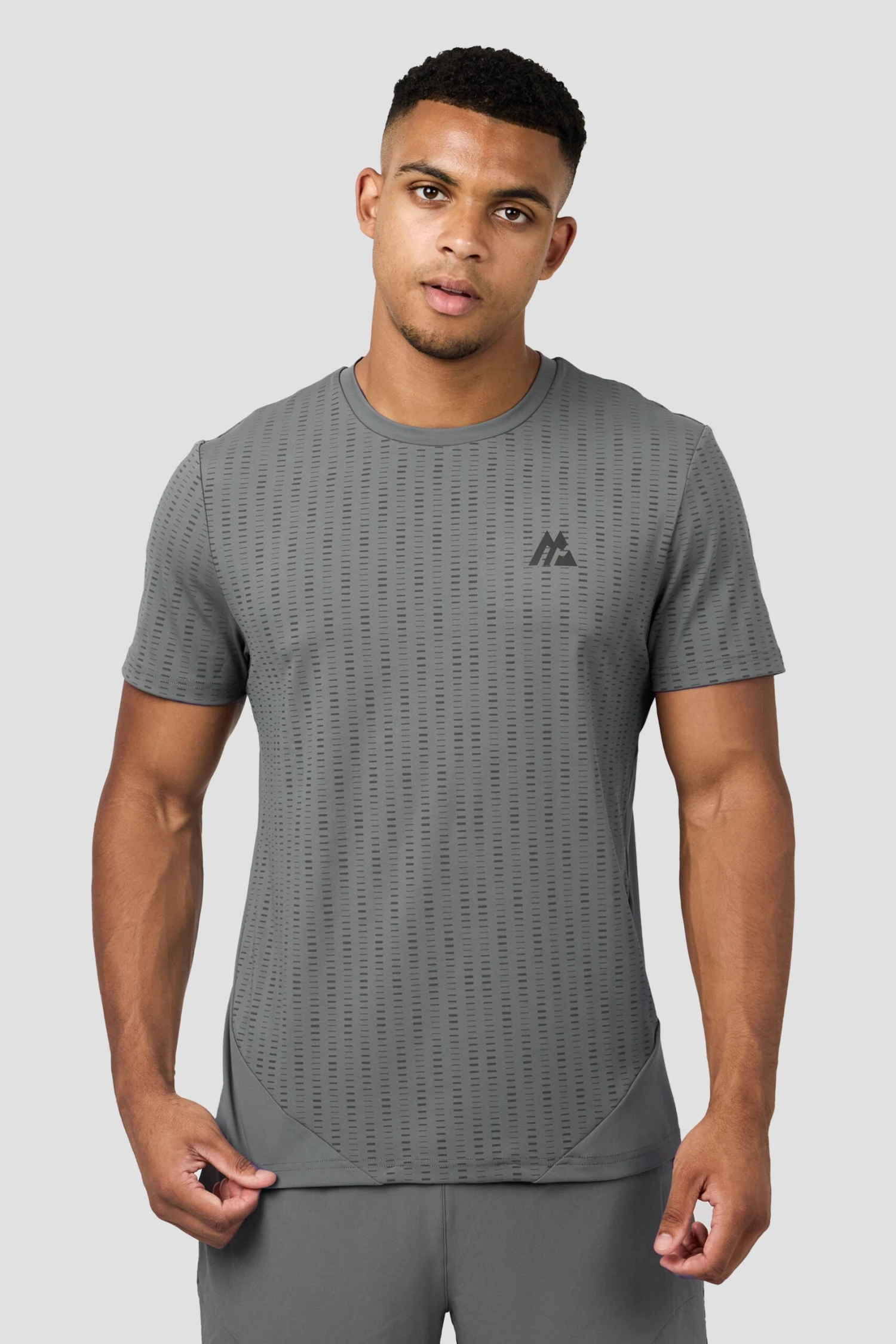 MTX Run Tempo T-Shirt - Cement Grey 1 MTX Run Tempo T-Shirt - Cement Grey