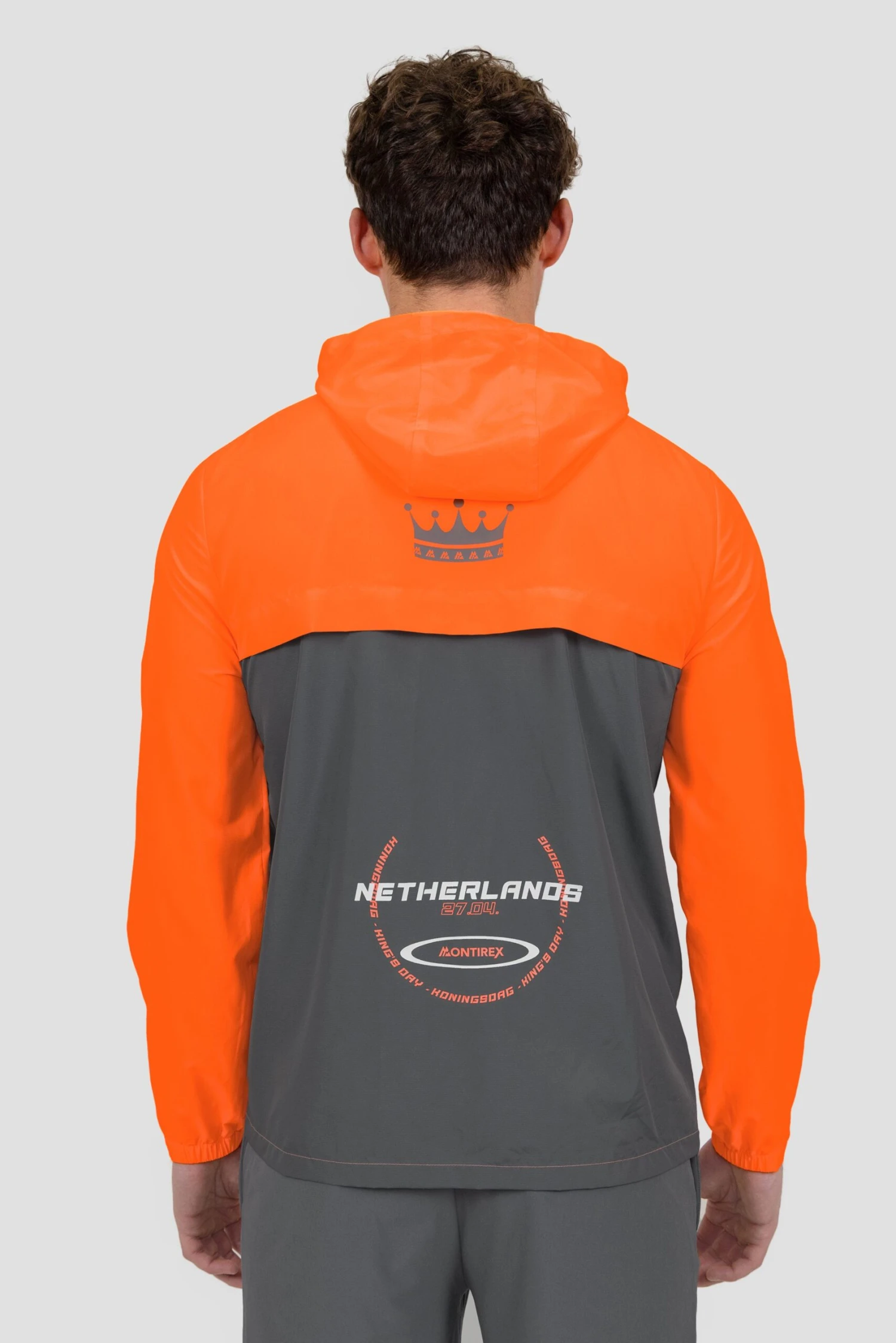 MTX King's Day Jacket - Fiery Orange/Cement Grey 2 MTX King's Day Jacket - Fiery Orange/Cement Grey - Image 2