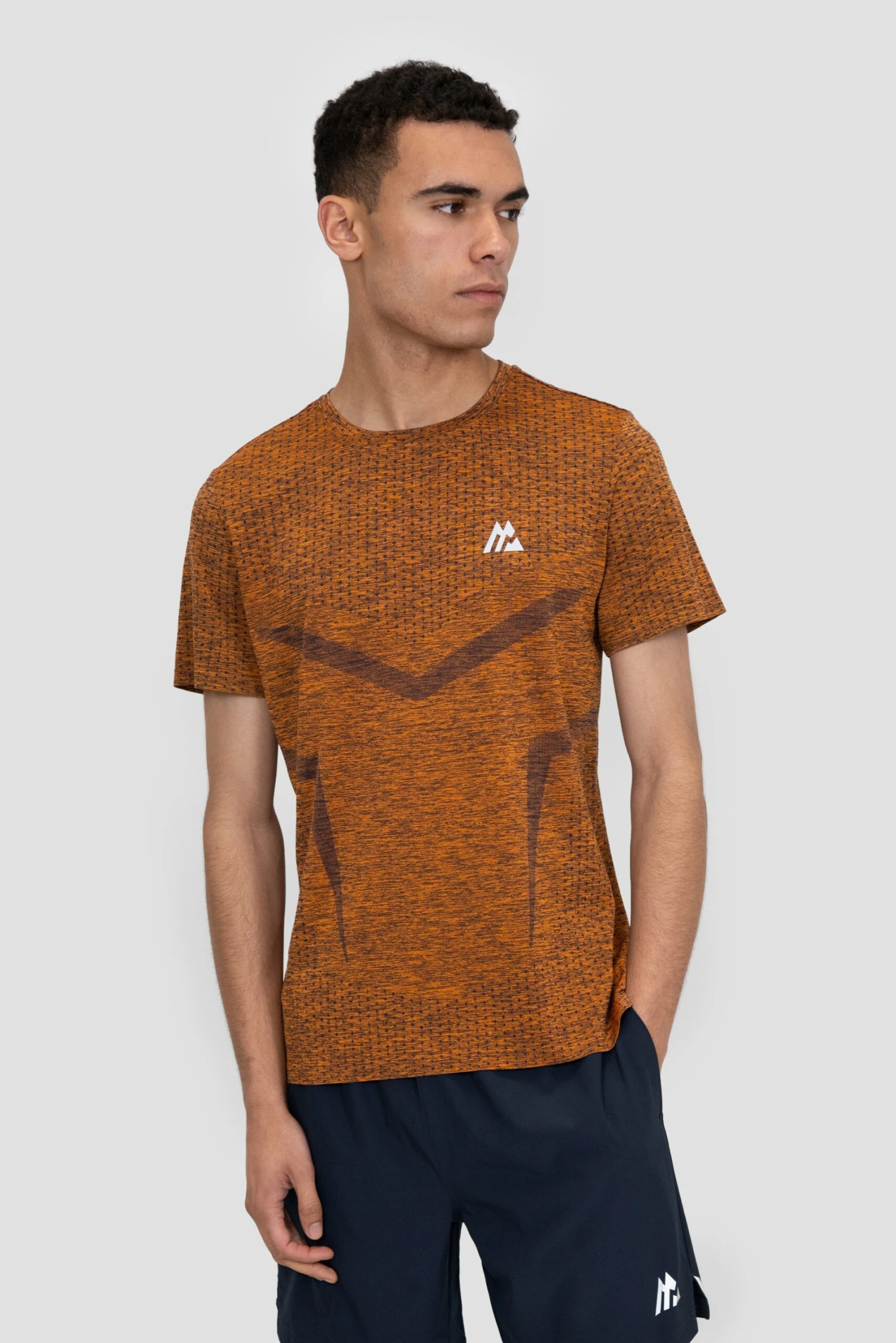 Vault Seamless T-Shirt - Ice Tango/Midnight Blue 1 Vault Seamless T-Shirt - Ice Tango/Midnight Blue