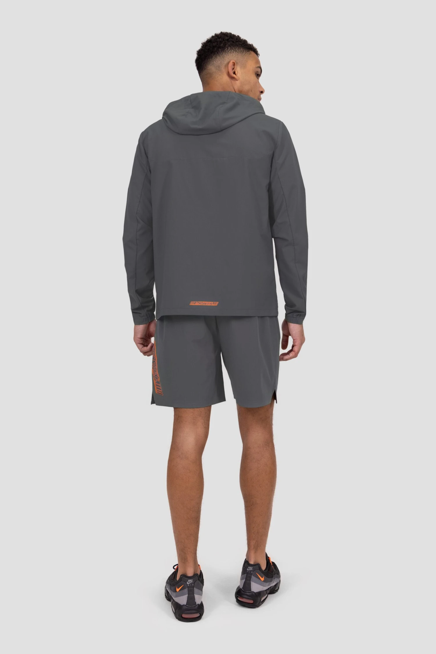 Beta Windbreaker - Slate Grey/Fiery Orange 4 Beta Windbreaker - Slate Grey/Fiery Orange - Image 4
