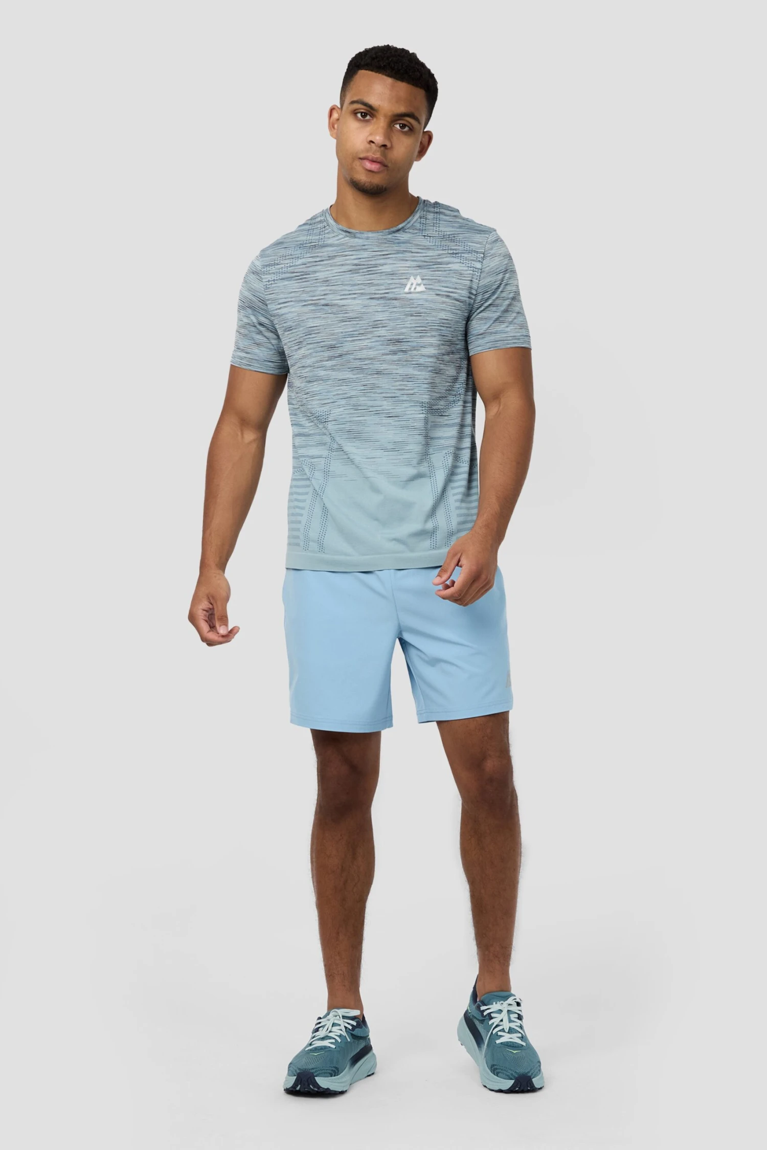 Vector Seamless T-Shirt - Light Blue Multi 3 Vector Seamless T-Shirt - Light Blue Multi - Image 3