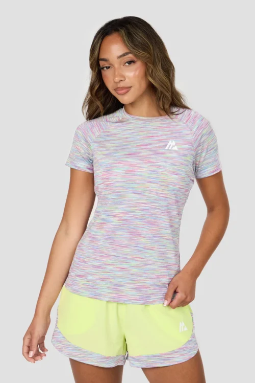 Women's Trail T-Shirt - Yellow/Pink/Blue